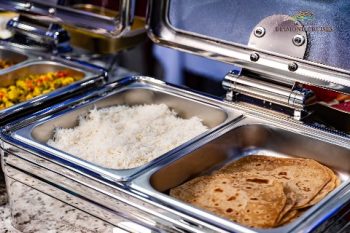 Vegetarian and Indian meal options on Diamond Daily Cruise in Ha Long Bay