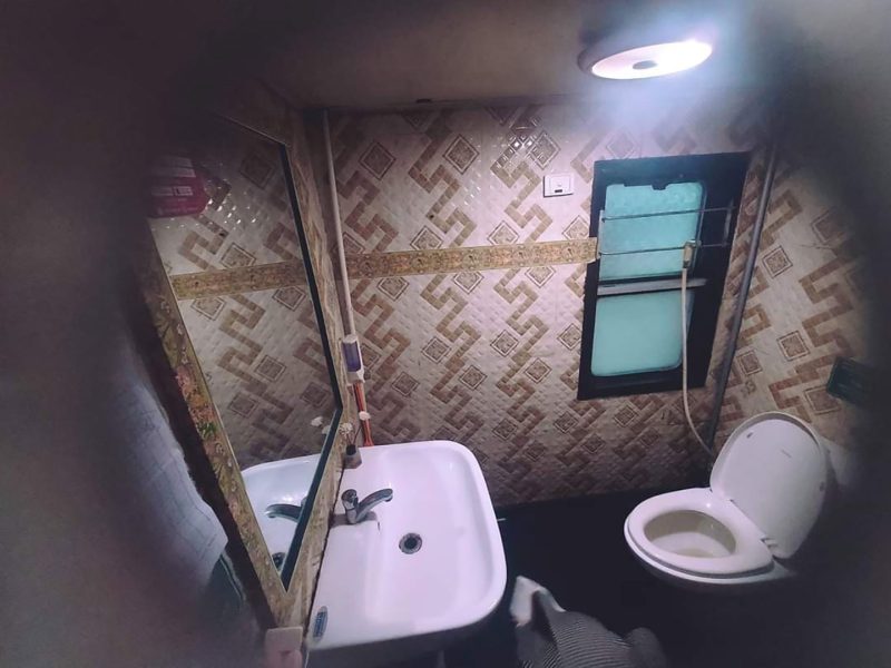Luxurious cabin interior with leather seats and modern amenities on the Family Express Train Hanoi to Lao Cai Sapa