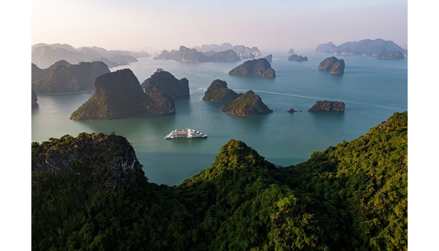 Halong Bay landscape view with Capella Cruise - 2 days 1 night tour