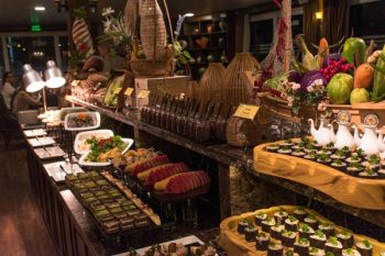 Buffet on Mon Cheri Cruise in Halong Bay