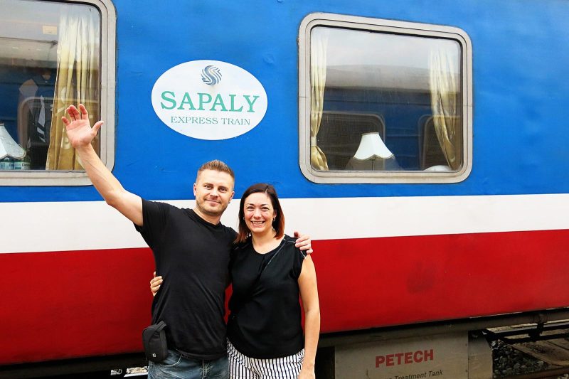 Luxurious cabin interior with leather seats and modern amenities on the Sapaly Express Train Hanoi to Lao Cai Sapa