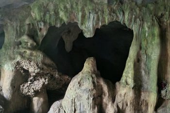 Cool and beautiful cave inside Cuc Phuong National Park, showcasing Vietnam's natural wonders.