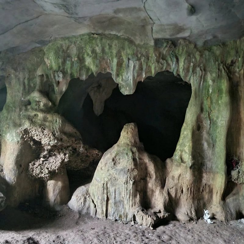 Cool and beautiful cave inside Cuc Phuong National Park, showcasing Vietnam's natural wonders.