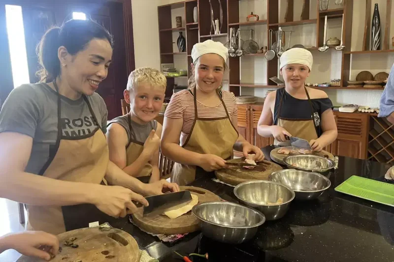 Home Cooking Class Hanoi Tour cooking experience Vietnam LuxcoTravels local cuisine culinary workshop