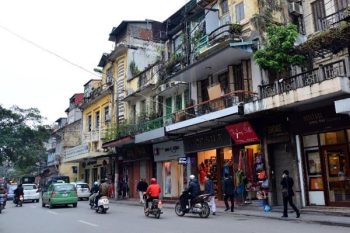 Little Paris in Hanoi Tour Hàng Ngang Street Vietnam LuxcoTravels French architecture historical alleyway
