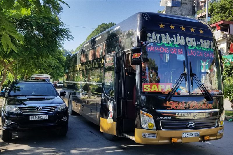 Sapa to Cat Ba bus Vietnam LuxcoTravels convenient travel mountain to island journey