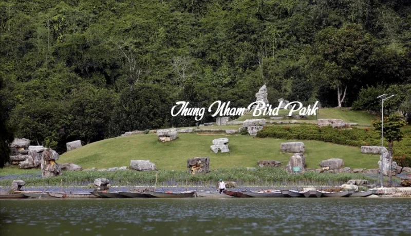 Panoramic view of Thung Nham, showcasing the lush landscapes and rich biodiversity of Vietnam.
