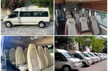 Private car on the road to Hai Phong, Sapa, Hanoi to Halong bay by Limousine 16 seats, Luxco Travels - 16-Seater Limousine Service from Hanoi to Halong Bay
