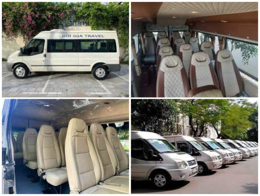 Private car on the road to Hai Phong, Sapa, Hanoi to Halong bay by Limousine 16 seats, Luxco Travels - 16-Seater Limousine Service from Hanoi to Halong Bay