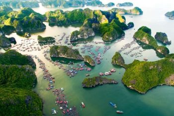 From Cat Ba town: Lan Ha Bay - Viet Hai Village - Bright Cave – Ba Trai Dao